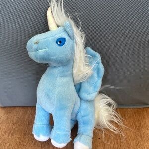 Neopets Blue Plush Unicorn Toy